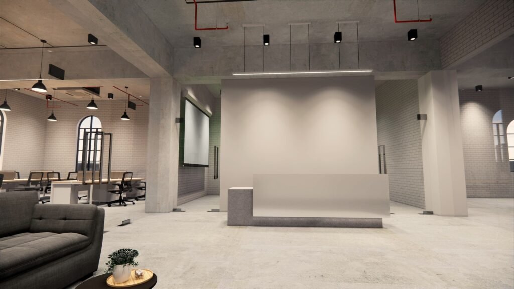 3D office design interior