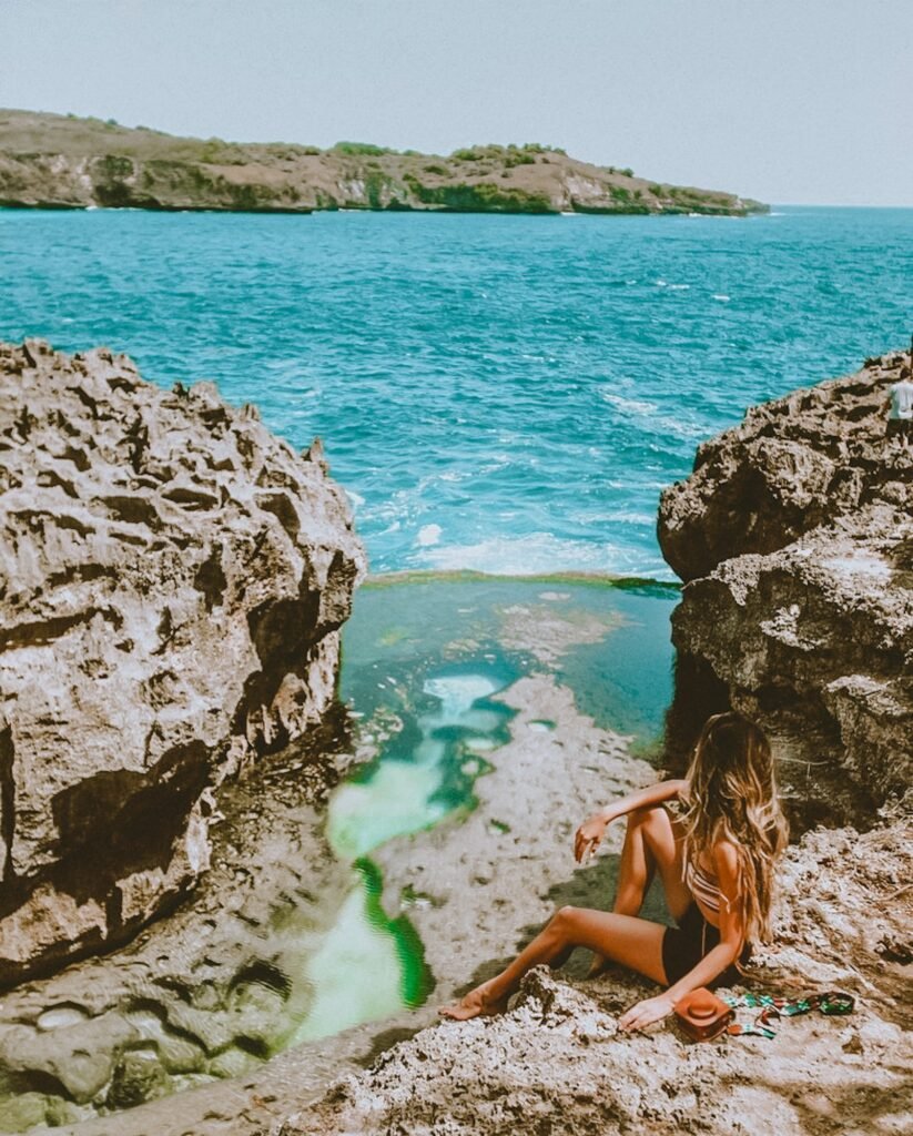 Praia mar azul