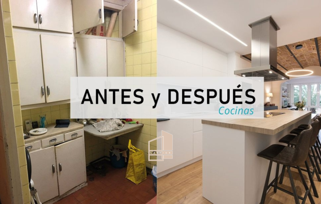Reformas integrales en Valencia: cocina reformada con diseño moderno