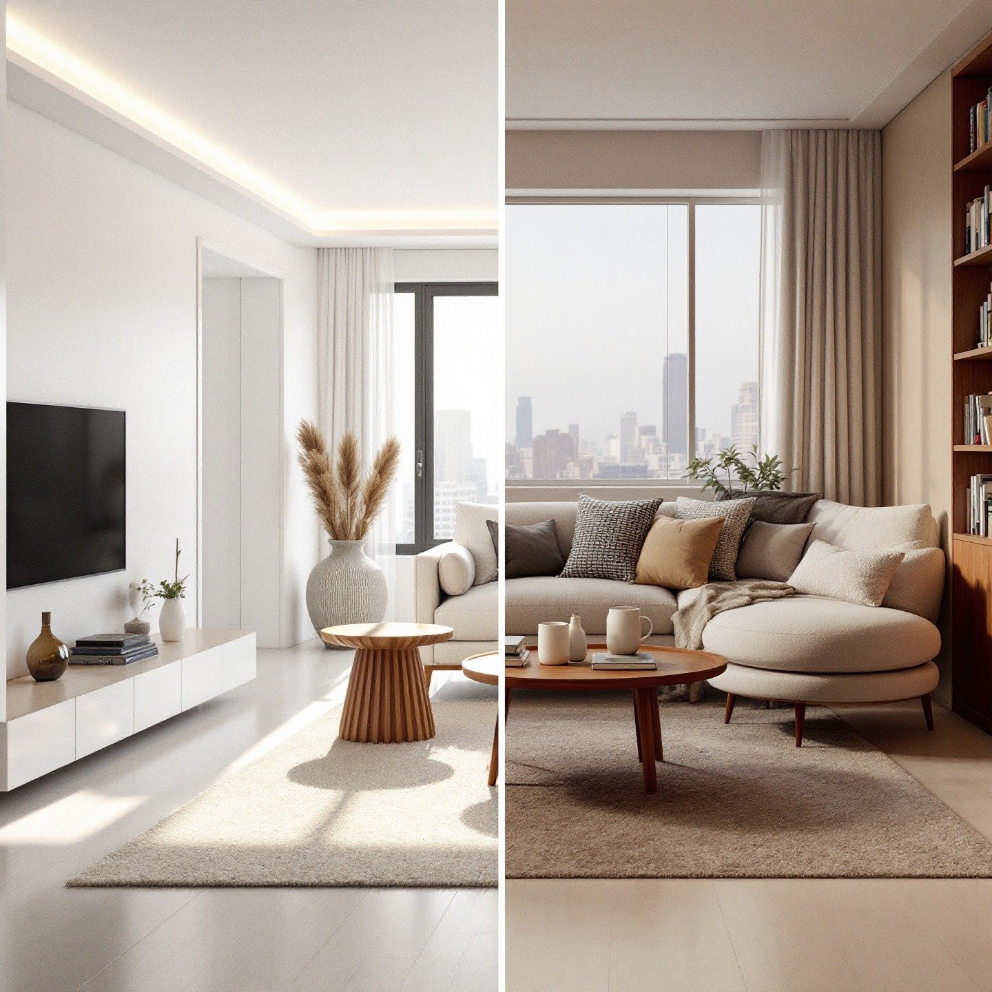 La iluminación inteligente de Lavtion se integra en el interiorismo vs decoración del hogar.
